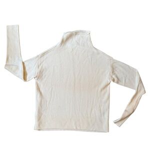 Aritzia Wilfred Cream Cowl Neck Sweater